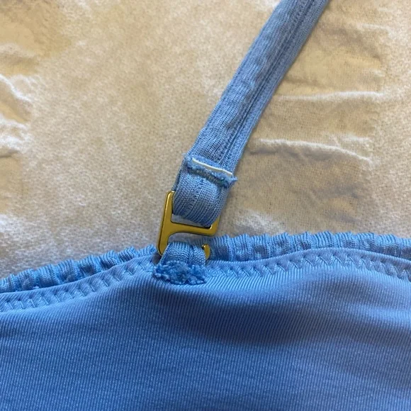 - Monday Swimwear ‘Sky Blue’ Bandeau Bikini Top - Picture 4 of 7